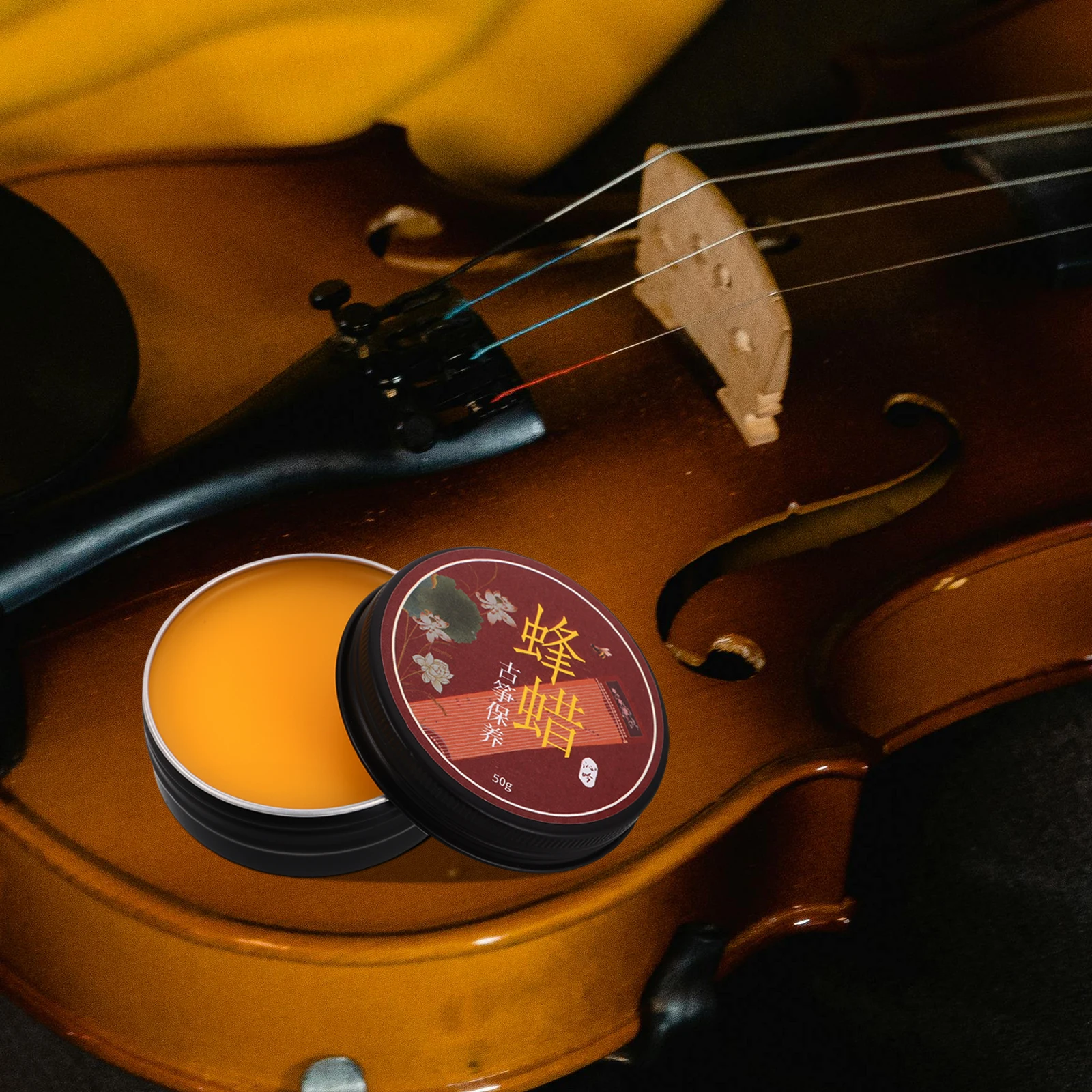 

Beeswax Polish For Wood Instruments Guitar Cello Zither Erhu Wax Block Maintenance Cleaner Traditional Chinese Instrument Care