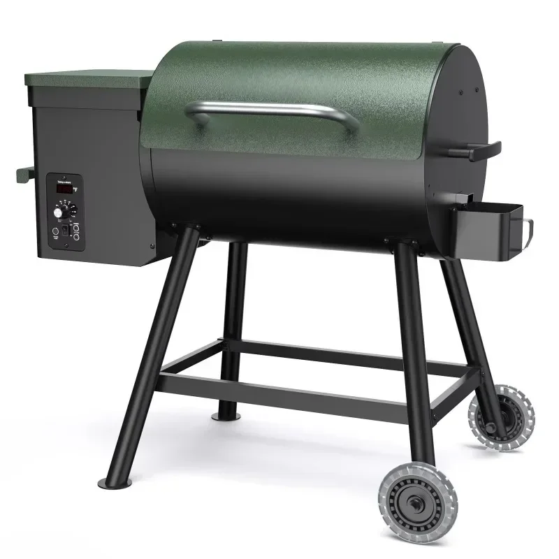 Expandable Color OEM Wood Pellet Smoker Grill with 1 Pound Hopper Capacity BBQ Smoker Grill with Digital Controller