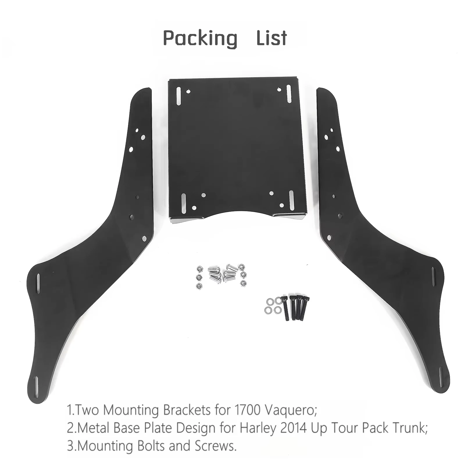 For Kawasaki Vulcan 1700 Vaquero VN1700 2010-2023 Rear Passenger Motorcycle Grill Supplies Luggage Rack