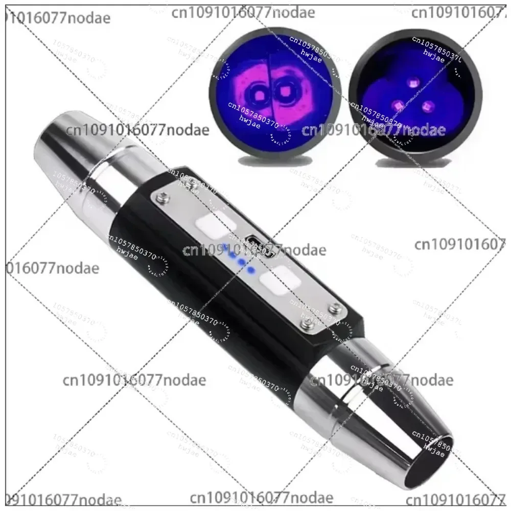 Blacklight LED Flashlight with ZWB3 Filter  Longwave & Shortwave UV Lamps 254nm 365nm 395nm Minerals Phosphor Detector UVA UVC