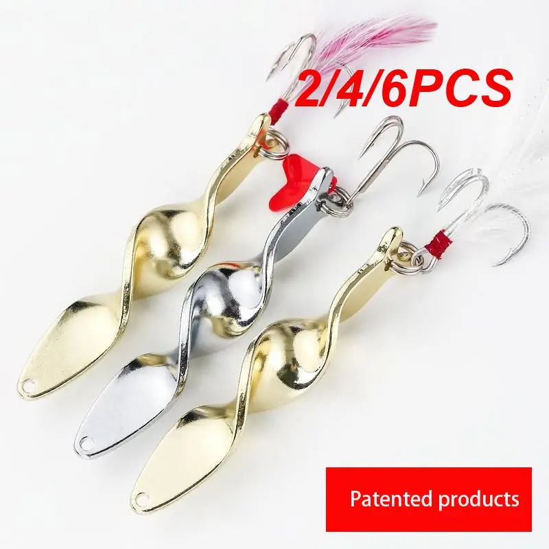 2/4/6PCS Rotating Sequin Multi-functional Bait Hard To Resist The Red Heart Sequins High Performance Demand Innovative Design