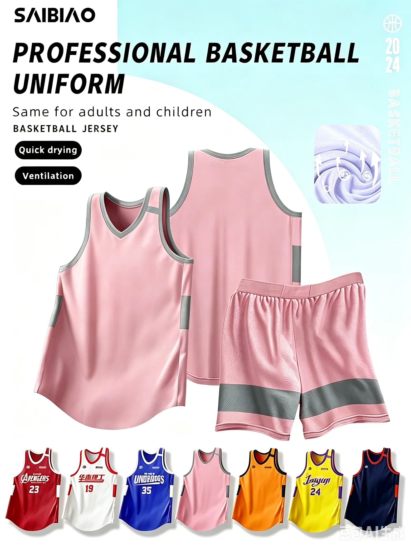 Adult Basketball Jersey Men Quick-drying Breathable Training Uniform Sleeveless Shirt Sportswear Clothing
