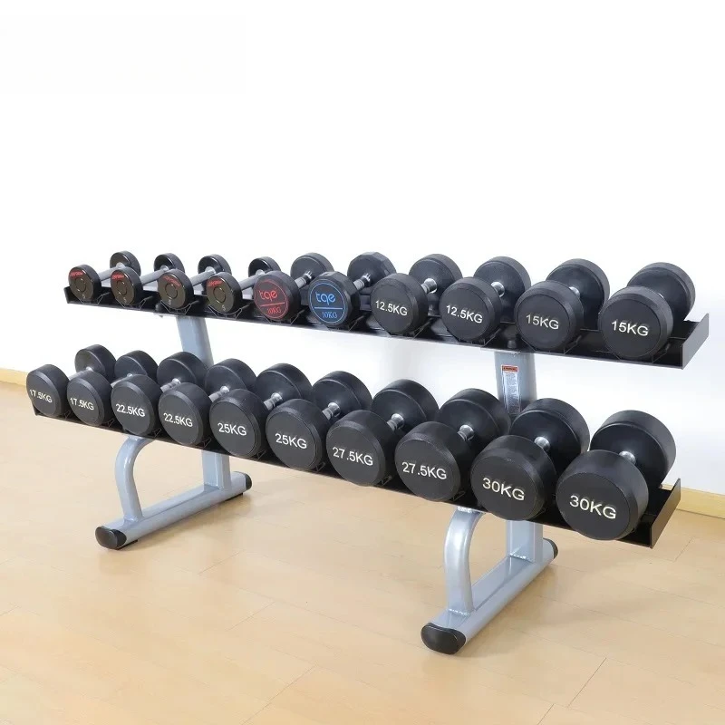 

Be suitable for Commercial Gym Fitness Two Tier Ten Pair Dumbbell Stand Equipment 10 Pair Weights 2 Tiers Dumbbell Rackcustomiza