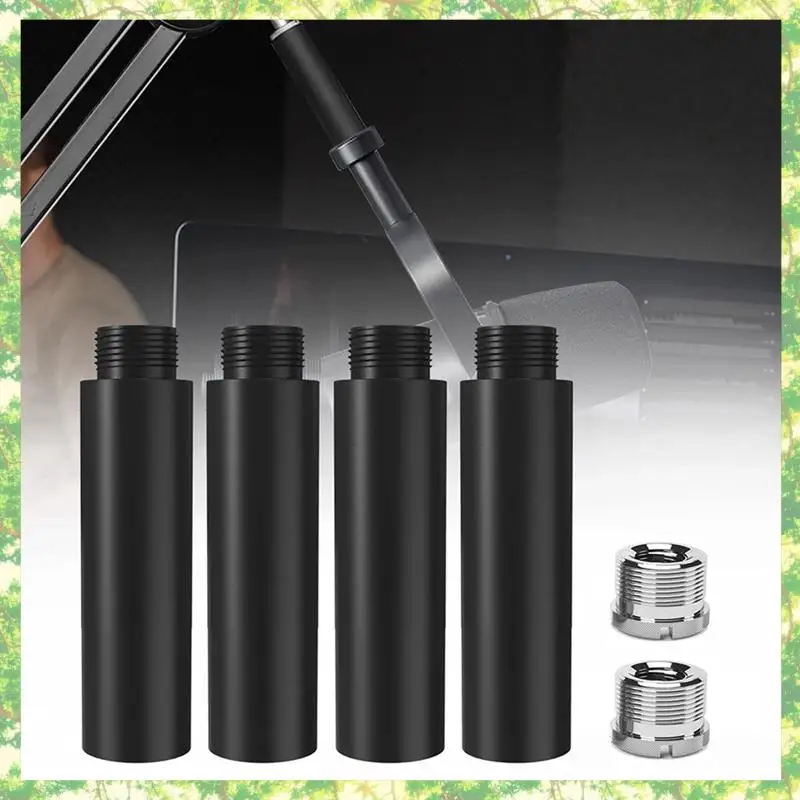 Tubo de extensão do suporte do microfone Smart-8Pcs, 5/8 Polegada fêmea para 5/8 Polegada macho haste de extensão do microfone para suportes de mesa & suporte do braço