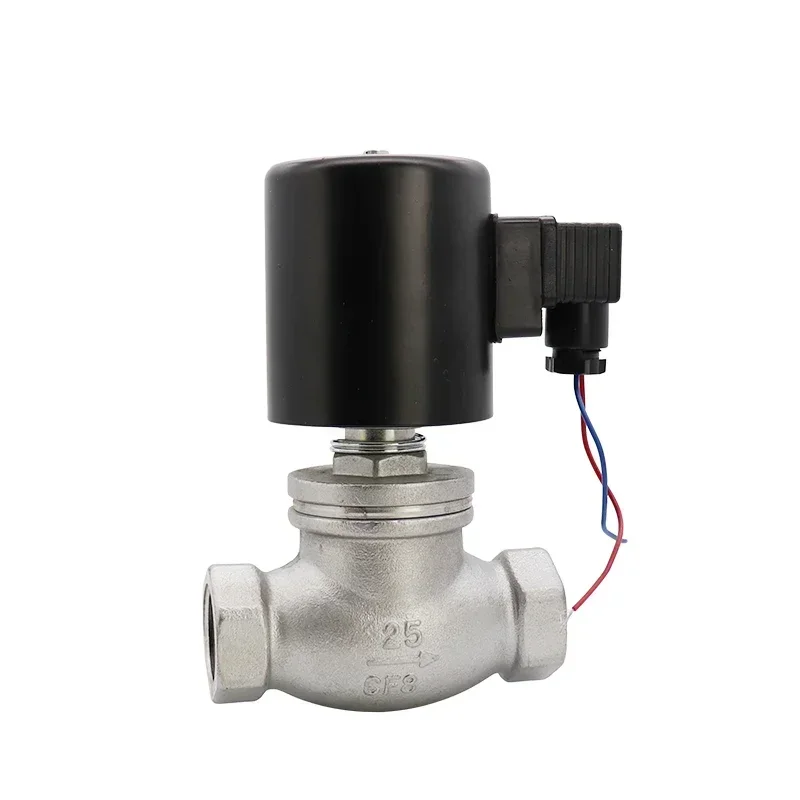 2/2 Direct Acting Solenoid Valve Made in China Factory High Temperature Control Steam 24V 220V AC/DC Pilot Piston Design