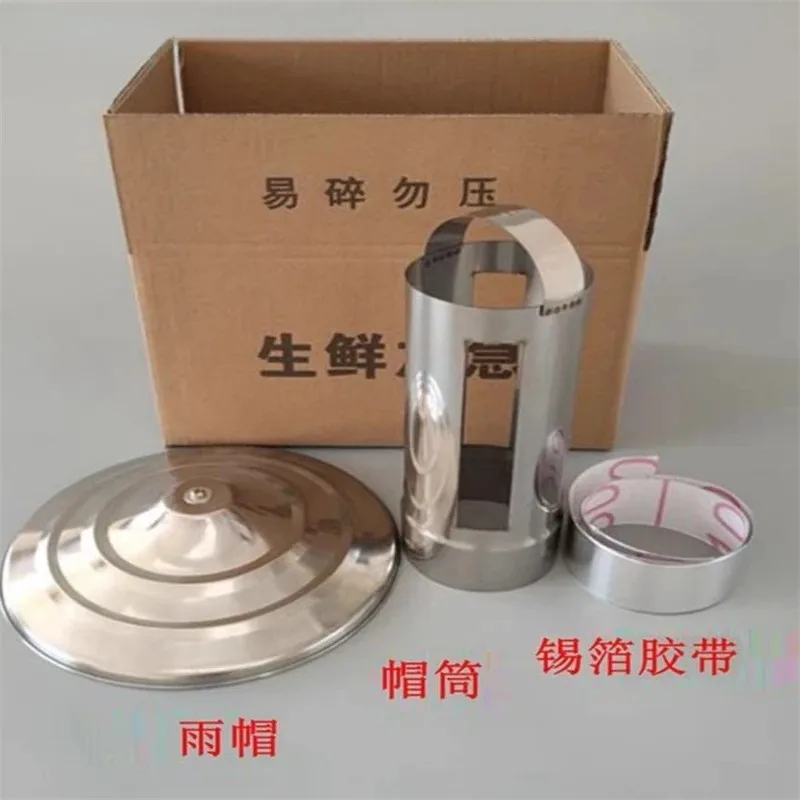Stainless Steel Rain Cap Chimney Cover Flue Pipe Hood for Wood Burning Stove Fireplace Heating Parts