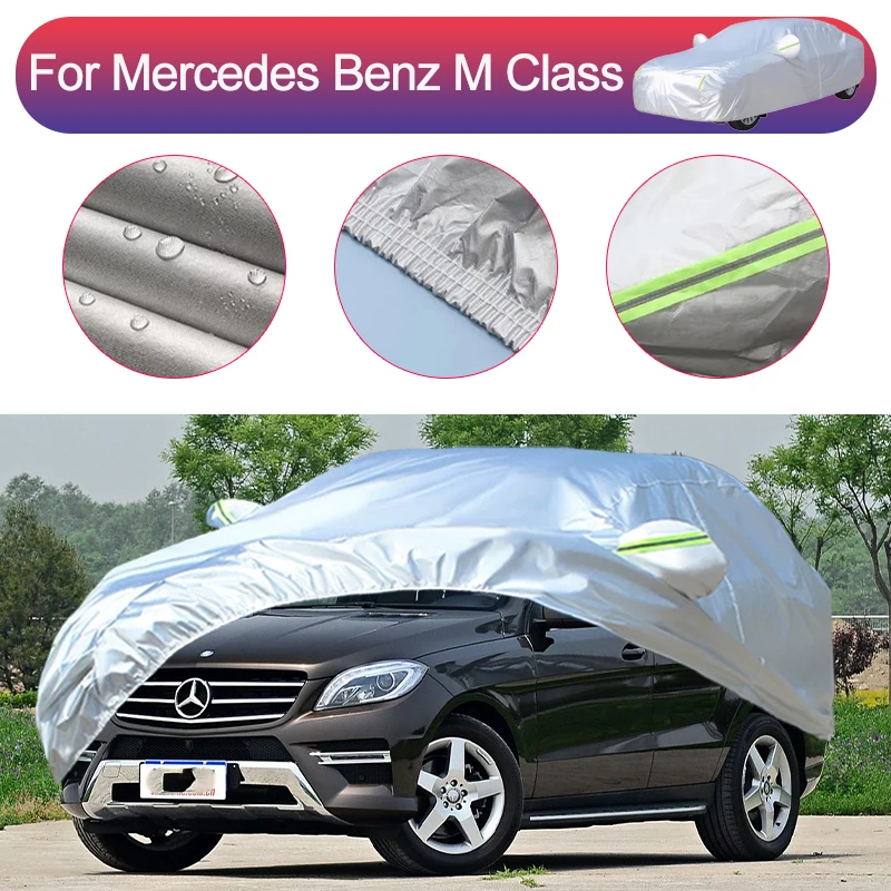 

For Mercedes Benz M Class Outdoor Protection Full Car Covers Snow Cover Sunshade Waterproof Dustproof Exterior Car Accessories