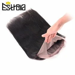 Straight 360 Lace Frontal Closure Remy Full Lace Frontal Closure Free Part Human Hair Lace Closure 10