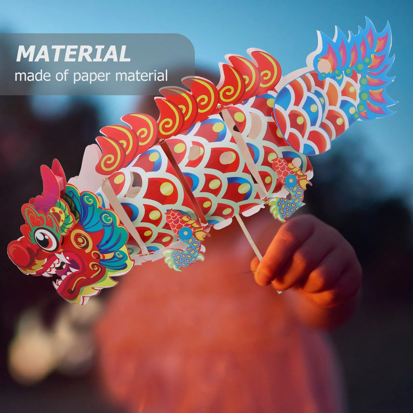 السنة الصينية الجديدة الديكور 49 سنتيمتر الأحمر يده قلادة لوازم الحفلات صور الدعائم احتفالي ديكور المنزل