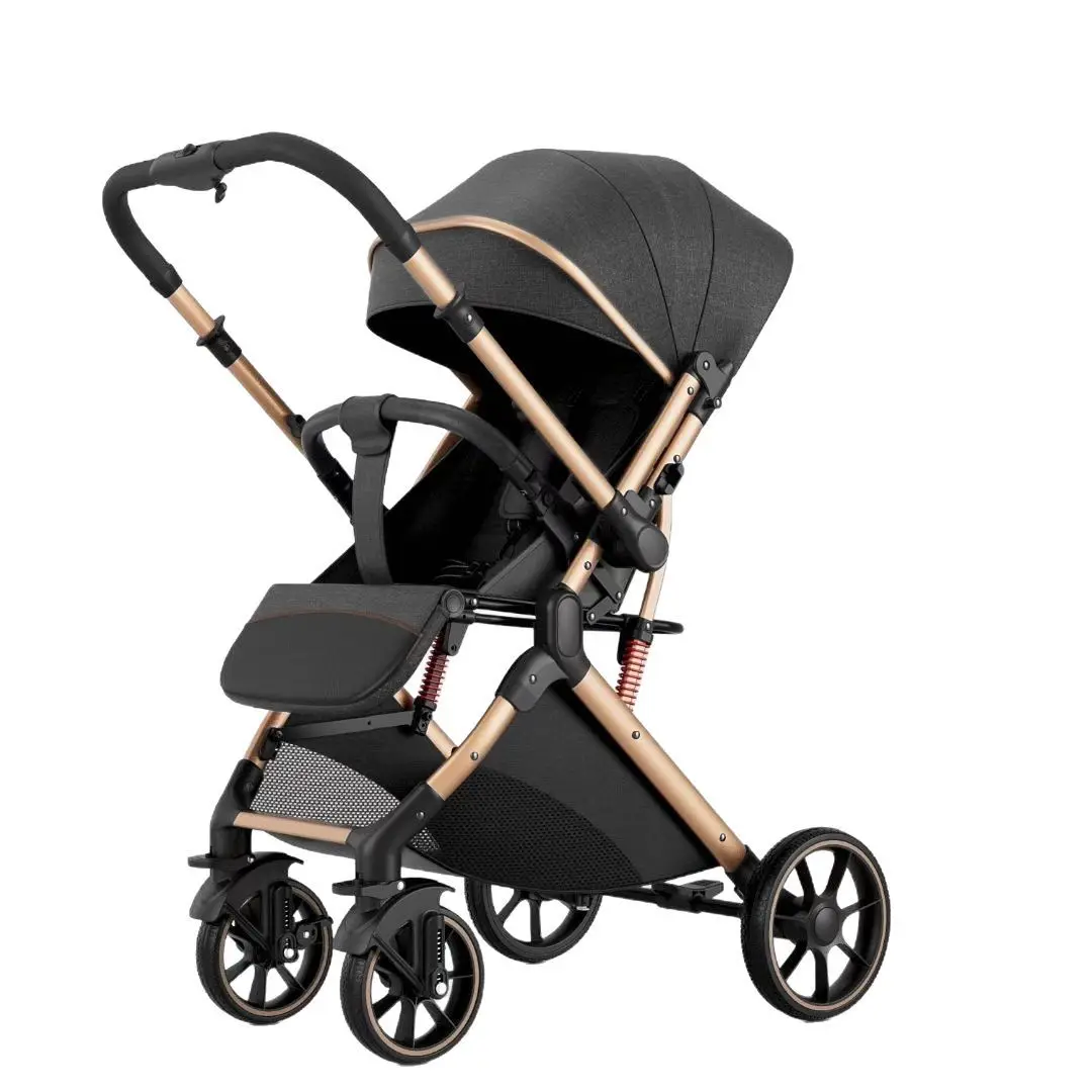 

Baby Stroller Lightweight Baby Stroller 0 To 3 Years Baby Stroller With Baby Comfort Sit And Lie Two-Way Child Stroller