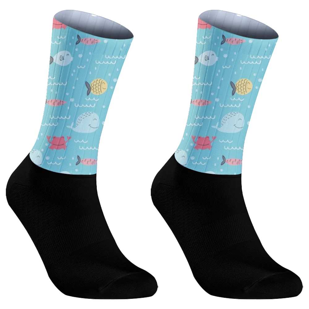 Chaussettes de compression de vélo de route Pro Mountain CamSolomon, chaussettes de course de sports de plein air, chaussettes de cyclisme VTT, haute qualité