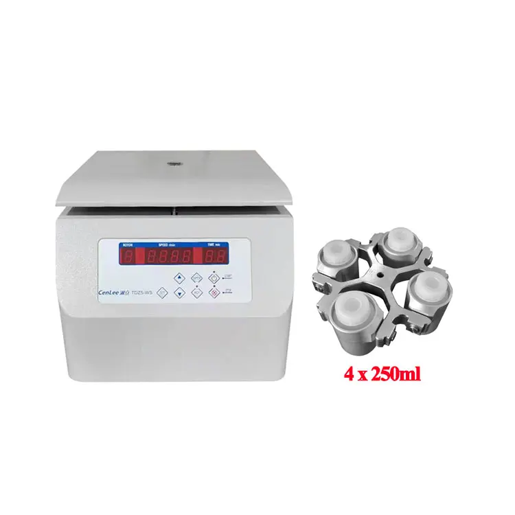 

Hot Selling Self-balancing 5000rpm Overspeed Self-check Lab Centrifuge With 4x250ml Tubes For Laboratory