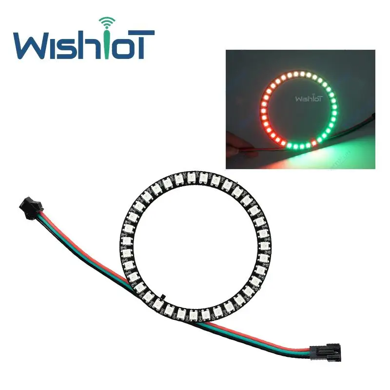 WS2812B 35LED Ring Module DC5V Addressable RGB Programmable LED Circle Light for DIY Decorations