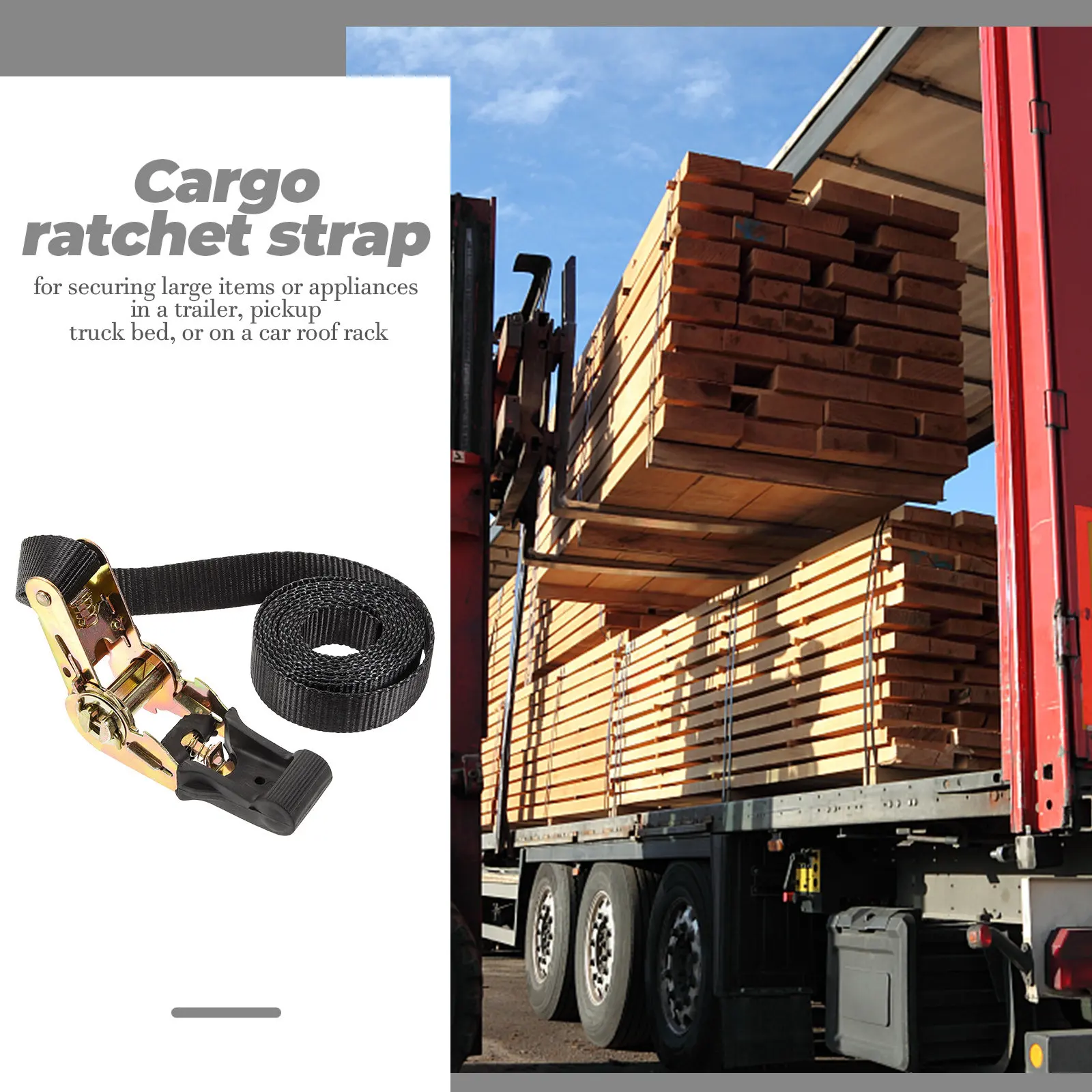 

Бесконечный ремень-трос с храповым механизмом, сверхпрочный, из полиэстера и железа, для крепления грузов на автомобилях, грузовиках, прицепах, мотоциклах, на багажнике на крыше, для перевозки грузов