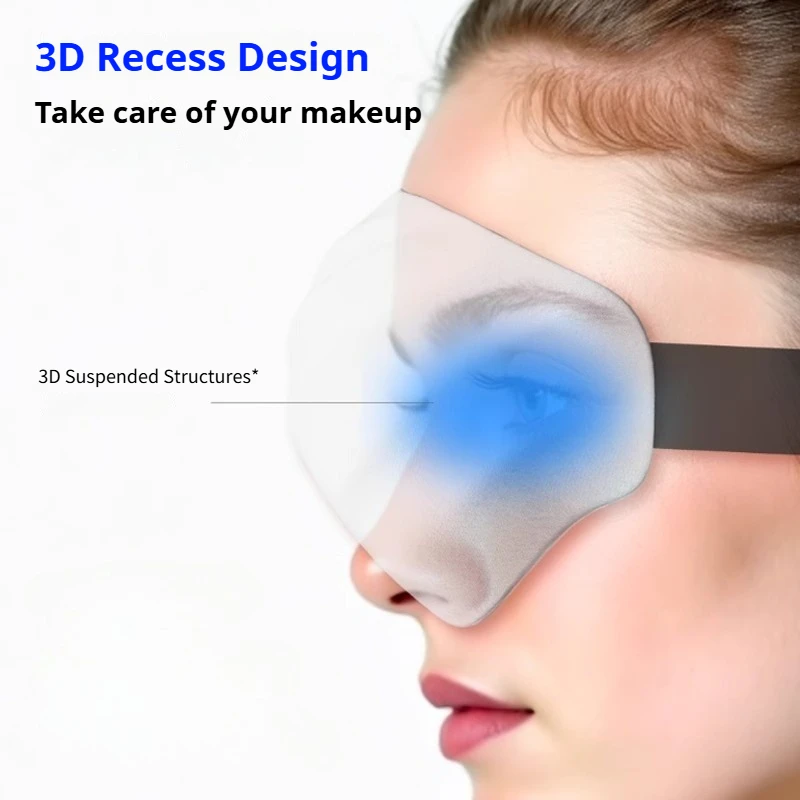 Dreamlight 4S Pro Generation كامل التظليل الاسترخاء قناع عين قناع النوم كتلة الضوء للمساعدة على النوم قناع عين الحرير الخالص الناعم