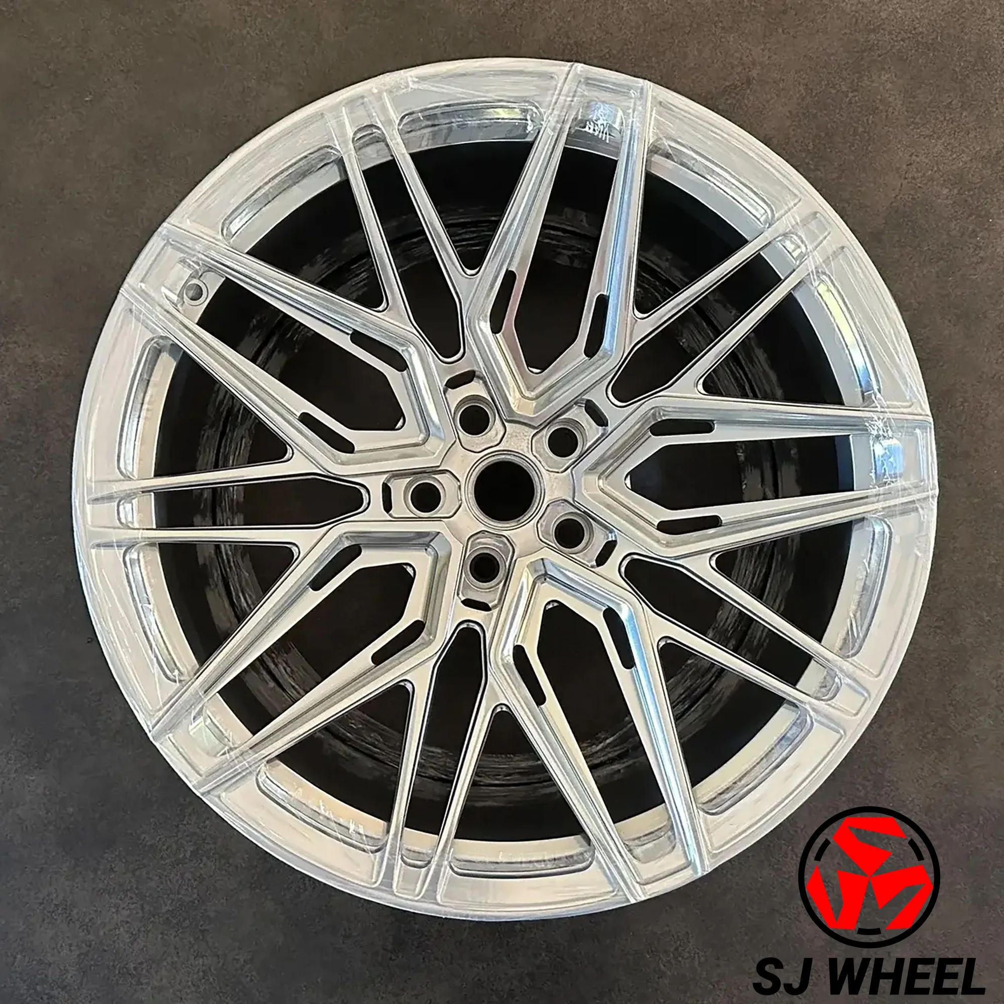 

SJ High End Forged Deep Dish Concave 6061 Forged Alloy Wheels Hub Rims 18 19 20 21 22 23 24 Inch 5X112 5X108 5X114.3 5X120 Wheel
