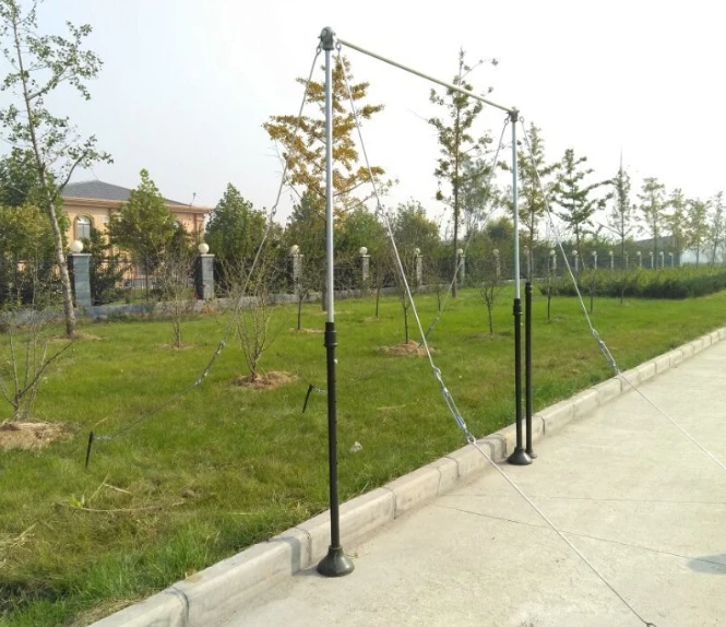 Horizontal Bar for Training Outdoor Fitness Cast Iron Large Chassis Horizontal Bar Fixed Outdoor Park Home Pull-ups Loop