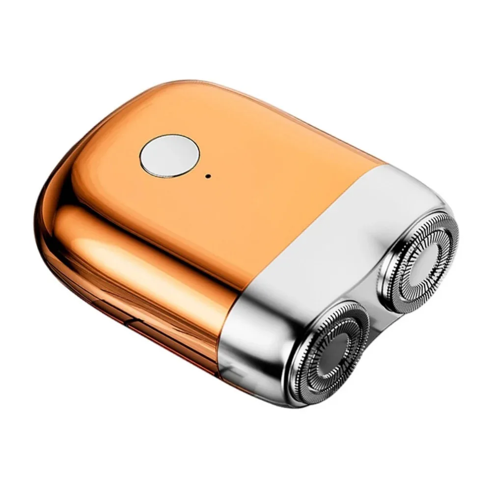 Magnetic Pocket Double Head beard grooming Ultra Clean Rechargeable Mini Electric Shaver Quiet Operation Waterproof