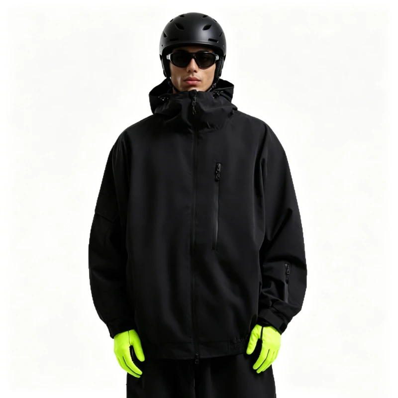 

2026 Ski Jackets New Men Baggy Snow Washed Breathable Effect Skiing Coats Waterproof Insulated Windproof Sports Outdoor Top