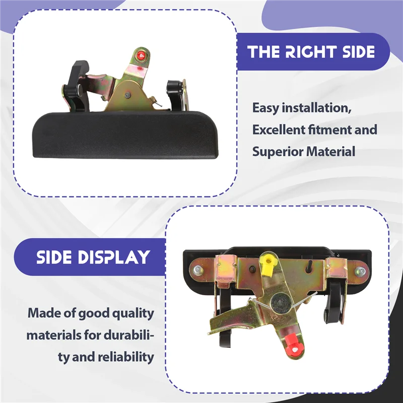 A45F-الخلفي الباب الخلفي الجذع مقبض لفورد رينجر مازدا B2500 بيك اب 1999 2000 2001 2002 2003 2004 2005 2006 2007 #6