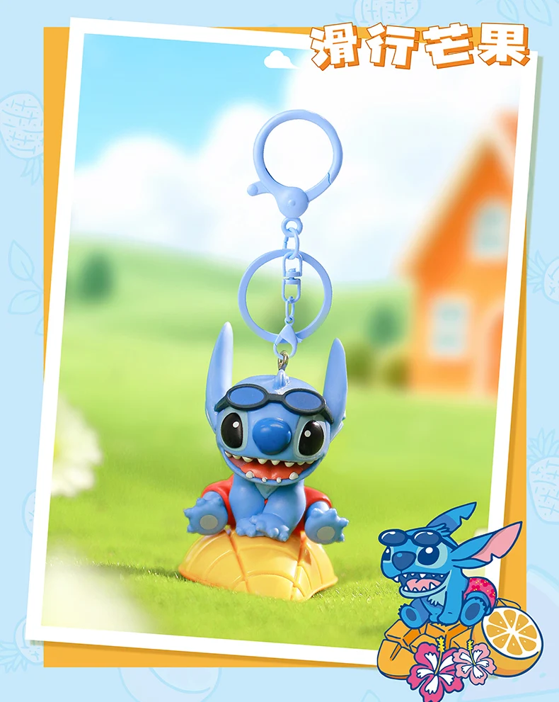 Disney น่ารัก Stitch ตุ๊กตาแขวนเครื่องประดับสําหรับกระเป๋าเป้สะพายหลังคีย์ Kawaii อะนิเมะตัวเลขของขวัญวันเกิดของเล่นสําหรับเด็ก