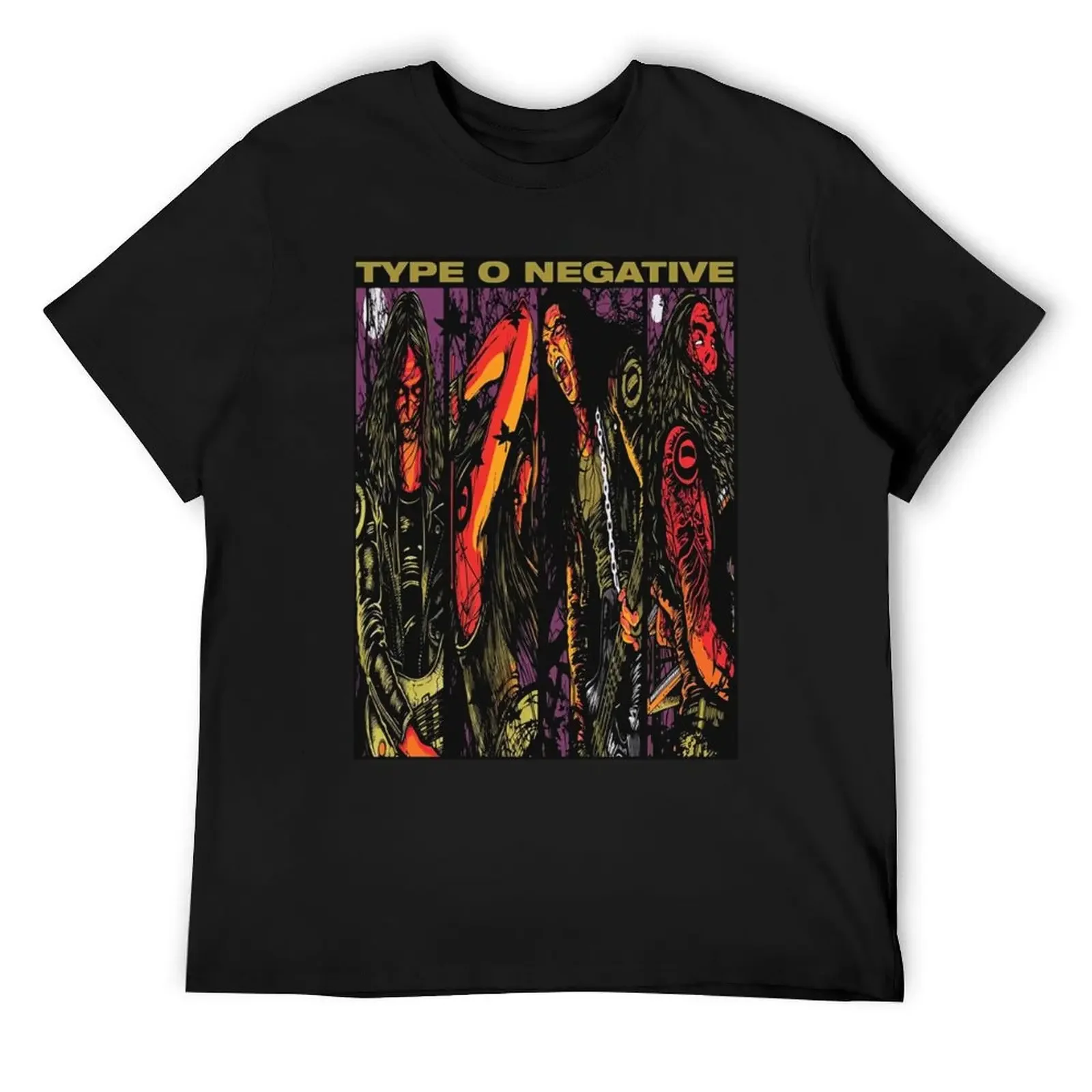 Type O Negative T-Shirt vintage graphic tee quick-drying mens t shirt graphic