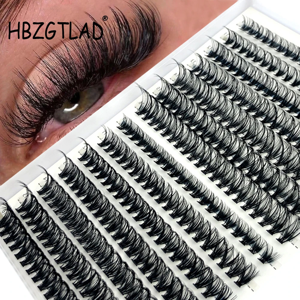 Individual Lashes 30D/40D Lash Clusters Lash Extensions Mixed Wispy Individual Cluster Eye Lashes C D Curl Eyelashes Extension