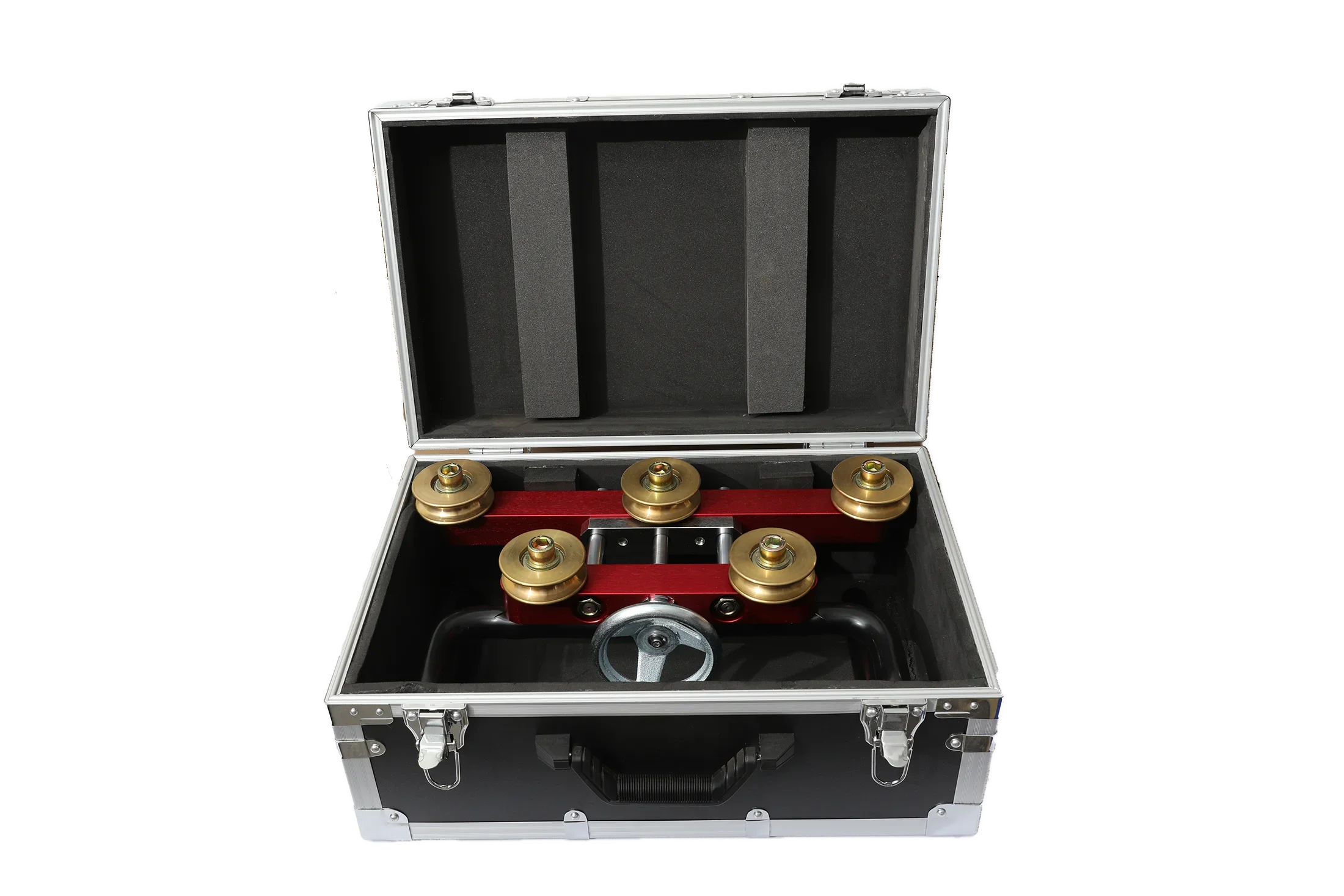 Macchina utensile per raddrizzare aste per cavi a contatto portatile TCS-5