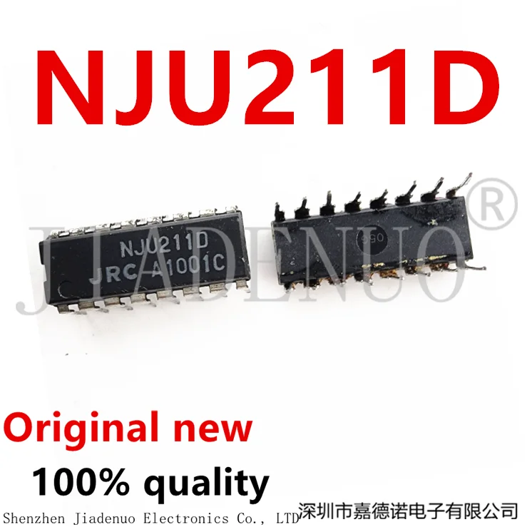 NJU211D DIP-16 chipset, 100% novo, original, 2-5 pcs