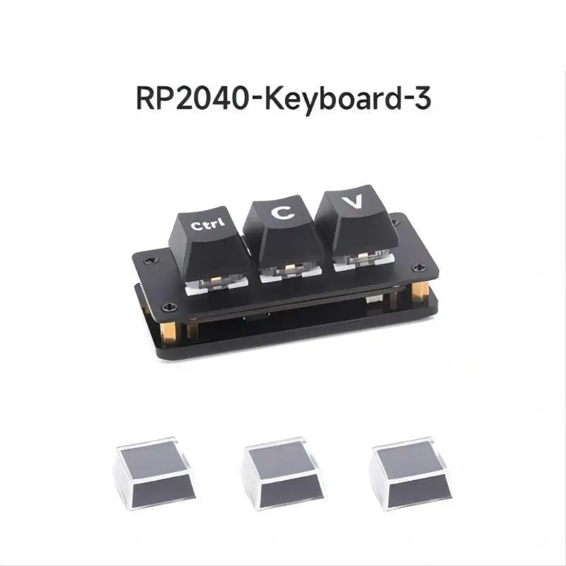 Y1UB 3 Keyeys Mini teclado Mini Teclado mecánico Copia Pastas CTRL Programable