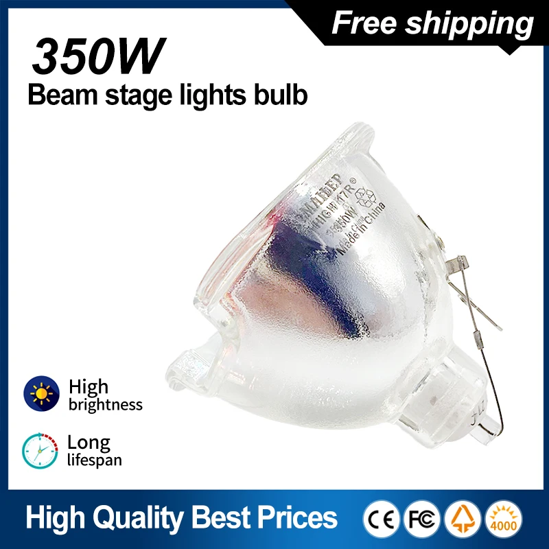 Free Shipping High Quality 350 17r MSD 17R Beam 350W Sharp Shaking Head Bulb Stage Light