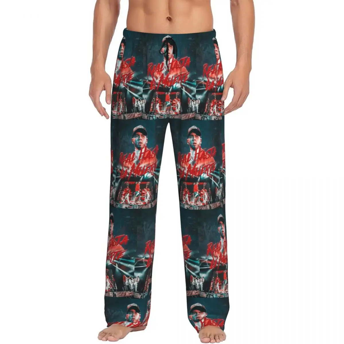 Custom Men's A-Anuels Singer Classical Pajama Pants Print Sleep Sleepwear Bottoms with Pockets