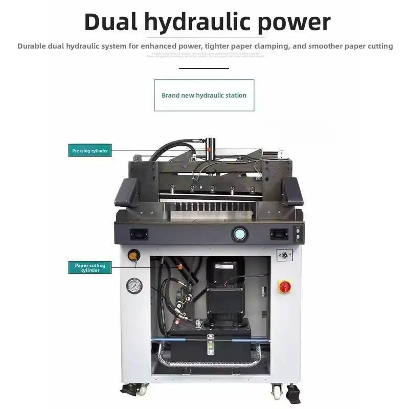 

Advertising Paper Cutter PVC Label Book Intelligent Fully Automatic 6710 Heavy Duty Hydraulic Graphic