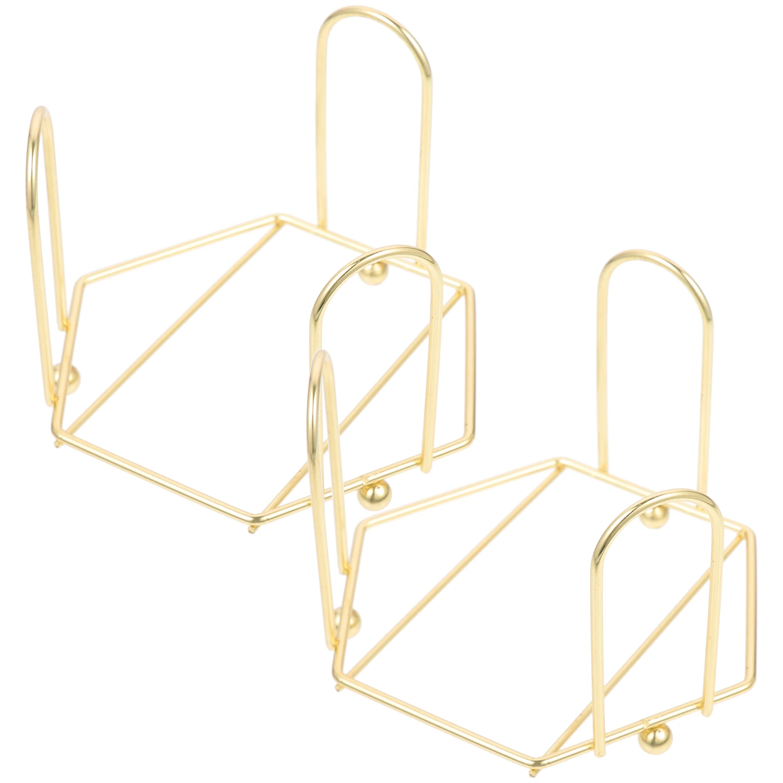 

2pcs Coaster Storage Rack Iron Hollow Cup Pad Organizer for Home Kitchen Gadgets Desk Decor Coaster Holder Cup Mat Stand