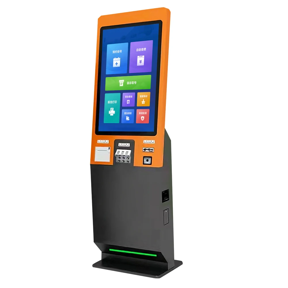

Queuing & Inquiry Ticket Dispenser Payment Terminal Self Service SDK Function Multi-OS Visitor Registration Kiosk with Visiting