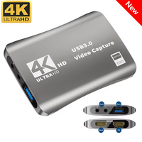 Video Capture 1080P 60fps 2K 30 fps USB 3.0 HDMI-compatible Capture Board Streaming for PS4 5 Nintendo Switch placa de captura