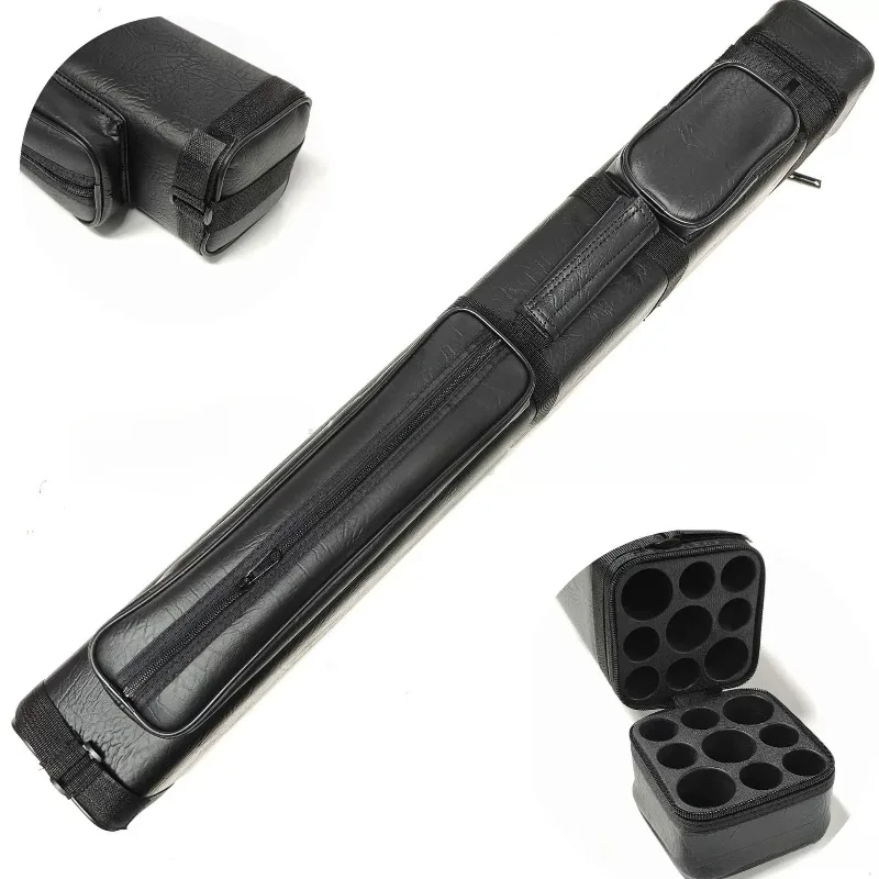 

3B6S Hard 3x6 Pool Cue Case - Billiard Stick Carrying Case - 3 Butt 6 Shaft