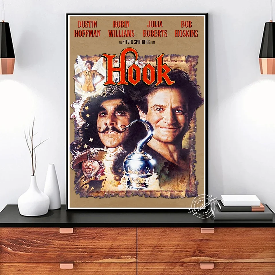 

Hook 1991 Poster Classic Movie Canvas Painting Posters And Prints Wall Art Pictures For Living Room Home Decor Gift