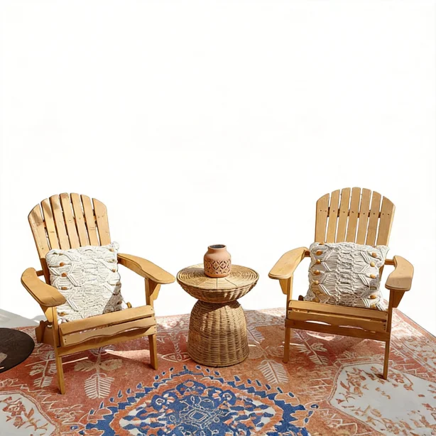 & Stylish Modern Pre Assembled Outdoor Chair Durable Hardwood Build Space Saving Foldable Perfect for Hotel Garden Poolside Area