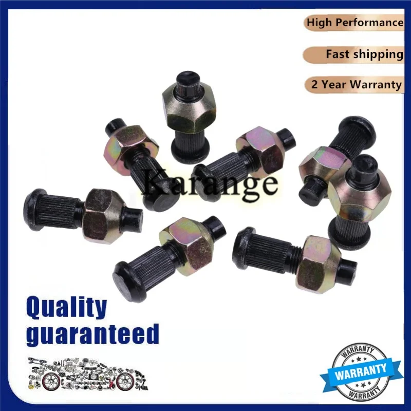 

8PCS New 6564669 6709170 Lug Nut & Stud Kit for Bobcat Skid Steer 720 721 722 730 731 732 741 742 743 751 753 763