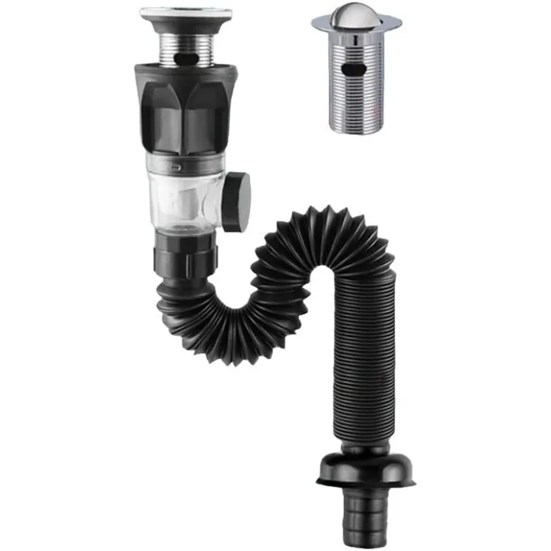 

Универсальная откидная сливная труба из нержавеющей стали для кухни и ванной комнаты, настенная, с защитой от запаха, прочная, износостойкая