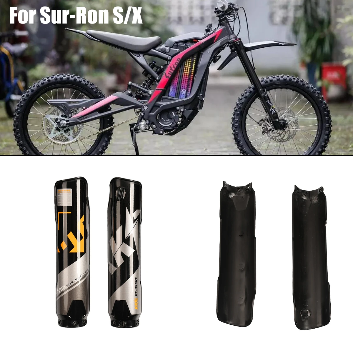 

Motorcycle Sur-Ron Sur Ron Surron Light Bee Motocross KKE Electric Vehicle Dirt Pit Bike Shock Protection Front Cover Fork Guard