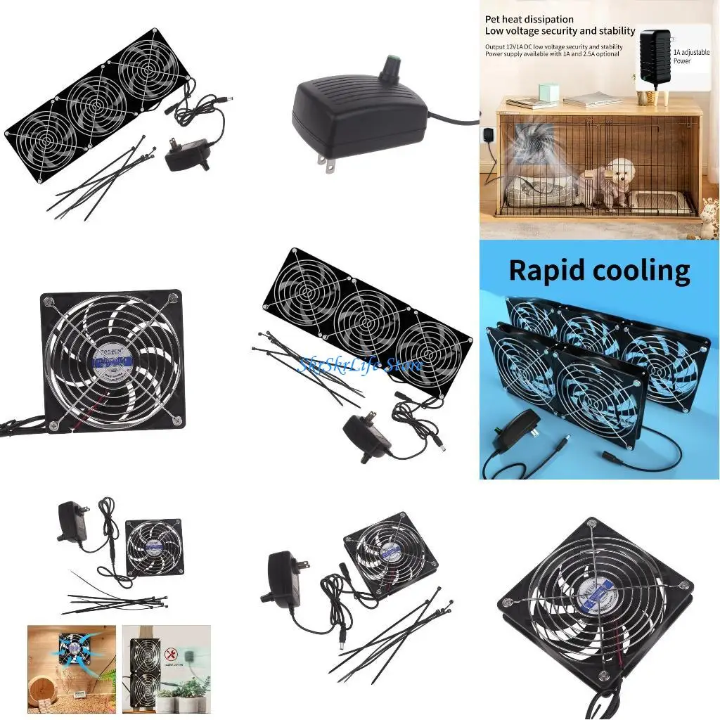 

E65E Compact and Effective 120mm Fan Exhaust Fans Cooling Keep Your Devices Cool