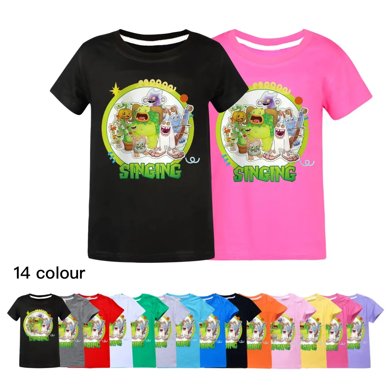 

Game My Singing Monsters Kids T-shirt Cartoon Tops Pullover Cotton Children Summer O-neck Tshirts Boys Girls Kawaii Graphic Tee