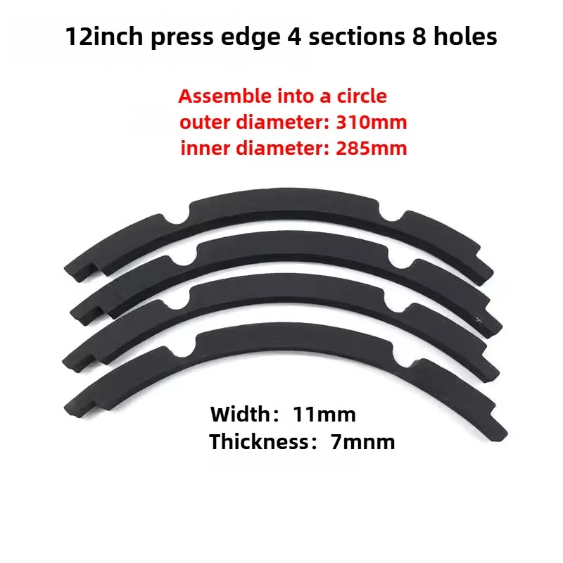 

2 комплекта 12-дюймовых резиновых деталей для ремонта динамиков, пенопластовые кольца для кромок, звуковой пресс, прокладка для кромок динамика, ремонтная пена, край НЧ-динамика