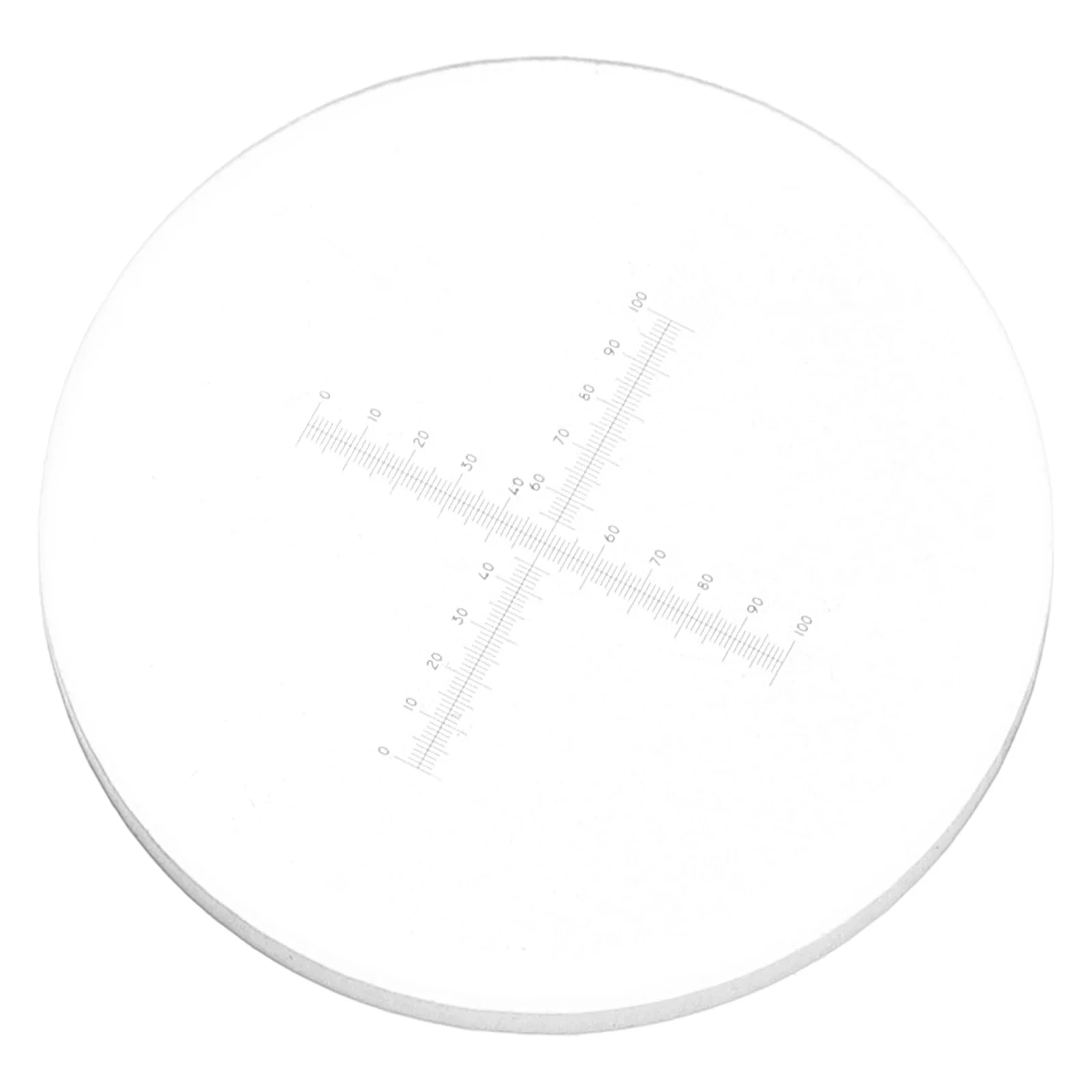 

Microscope Measuring Ruler 10Mm 0.1Mm Scale Cross Grid Eyepiece Micrometer For Calibration Slides Area Measurement Teaching