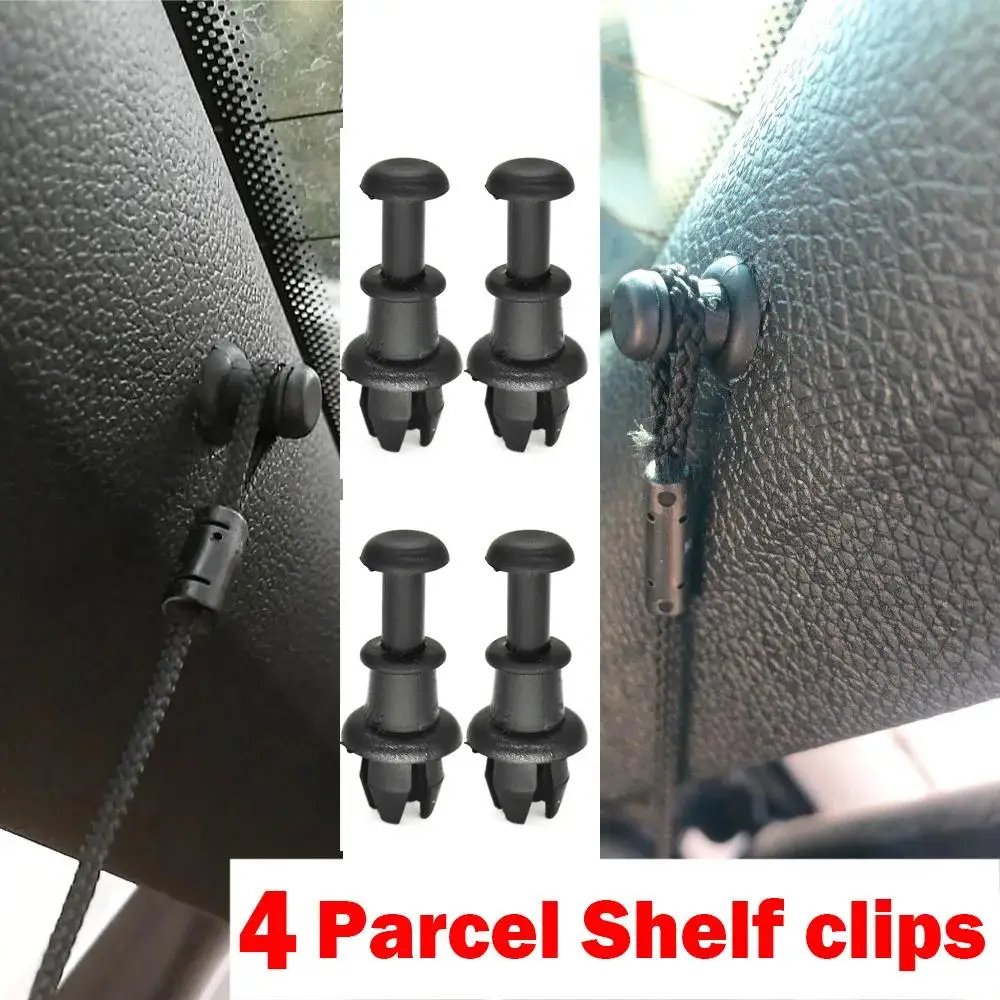 4Pcs Boot Trunk Parcel Shelf Tray Strap String Clips Hook Tonneau Pivot Holder FOR Audi A3 S3 MK2 8P 8V Q5 SQ5 8R Q2 Q3