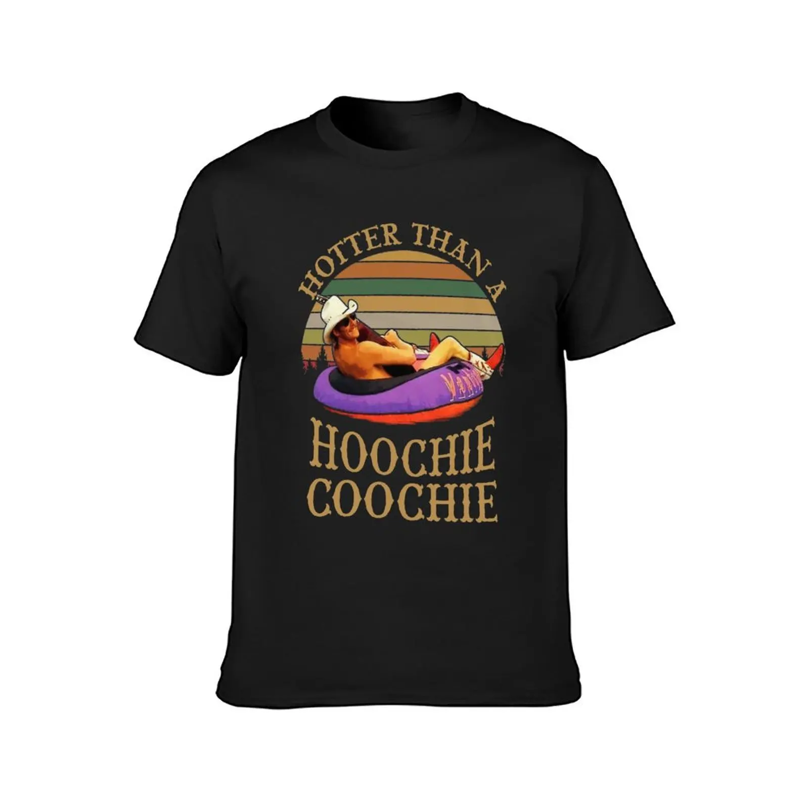 Hotter Than A Hoochie Coochie Vintage Retro T-Shirt Blouse new edition plain boys whites sweat shirts, men