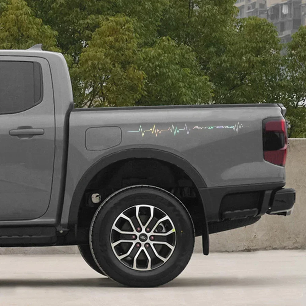 أداء عاكس ضربات القلب خط ملصق زجاج سيارة الزجاج الأمامي الوفير هود ديكور ملصق مائي السيارات مركبة الفينيل الديكور