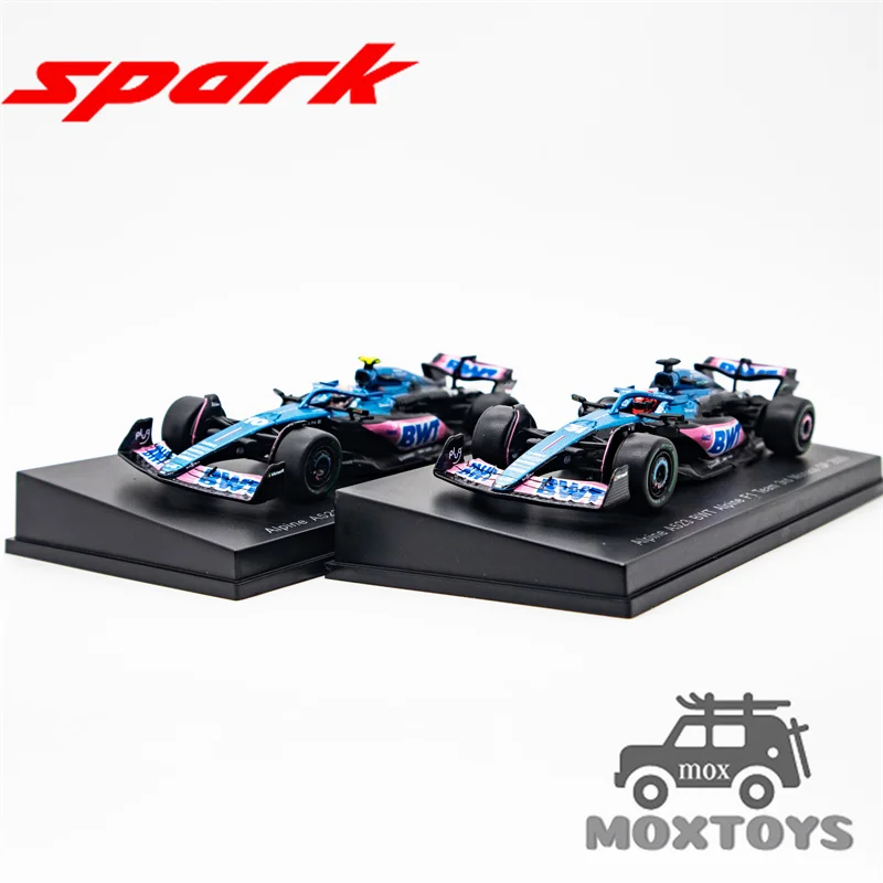 

Spark 1:64 F1 2023 BWT Alpine F1 Team A523 No.10 P.Gasly / No.31 E.Ocon Diecast Model Car